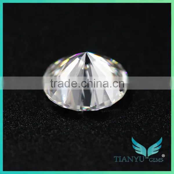 Loose Diamond Moissanite Charles 4h Sic Solitaire 8mm Round Brilliant Cut 2 Carat Moissanite photo-4