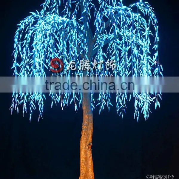 24V Super Simulation Led Lighted Willow Tree photo-4