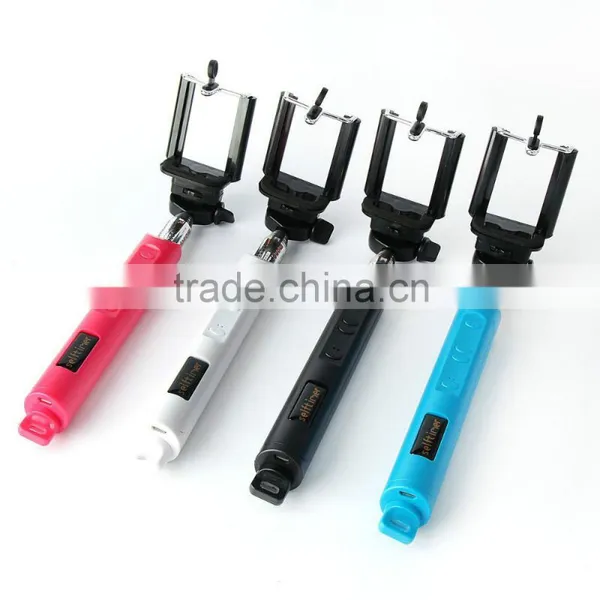 Stylish Bluetooth3.0 Wireless Selfie Stick Camera Monopod With Zoom Buttons For Android/iOS Phones photo-2