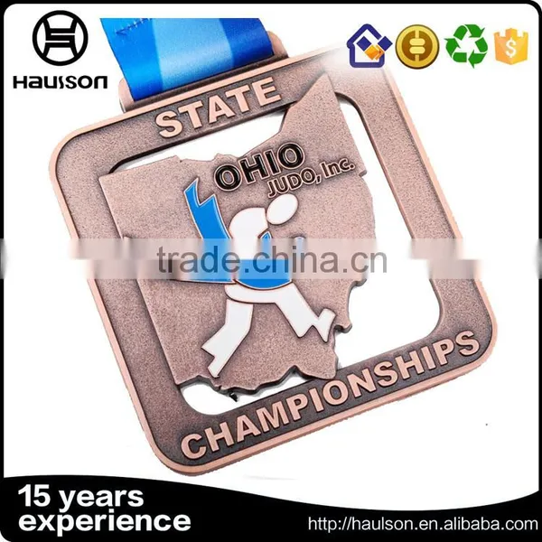 Ww2 Wholesale Custom Medals Five Stars 3d Hollow Out Diecast Soft Enamel Zinc Alloy Imitation Gold Plating Soccer Sports Medal photo-6