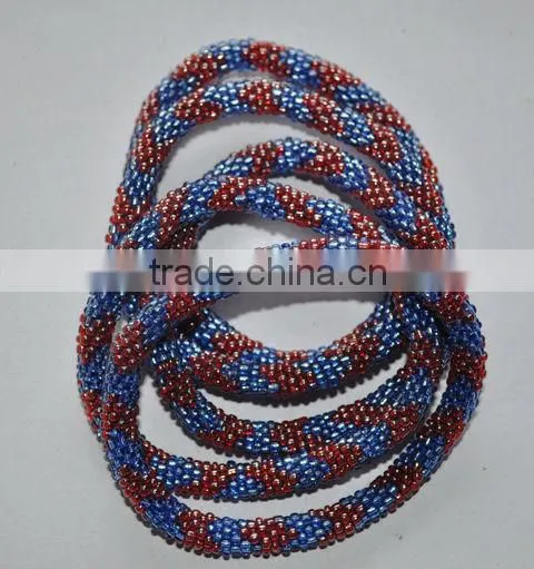 Rollover Glass Bead Bracelets photo-2