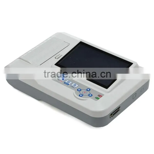 Portable Digital 6-channel Software Electrocardiograph Color Touch Screen ECG Machine EKG Machine EKG-923-Shelly photo-3