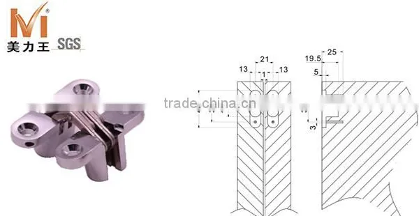 Furniture Hinge 180 Degree Folding Table Concealed Hinges photo-6