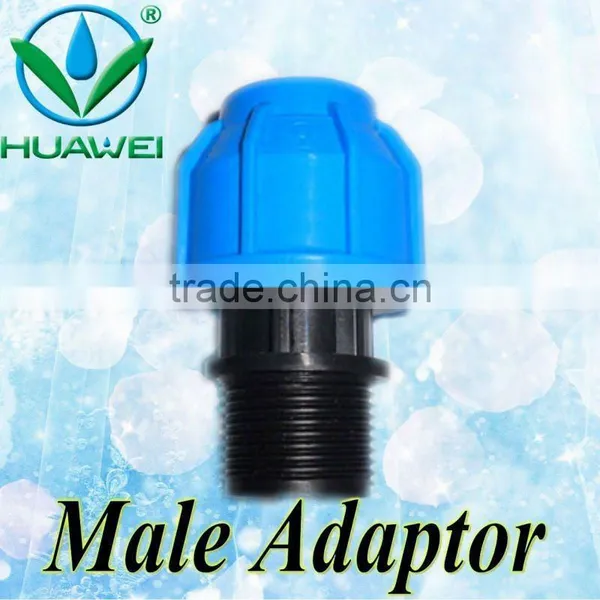 Professional PP Compression Male Threaded Adaptor Quality / Price Good photo-6