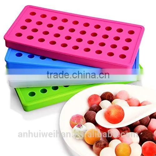 2017 New Arrival BPA Free FDA Food Grade 40 Cavity Small Mini Silicone Ice Ball