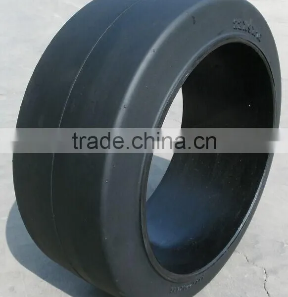 Forklift Tire 27x10-12, Press on Solid Rubber Tire 21x7x15 for Hyster Forklift photo-3
