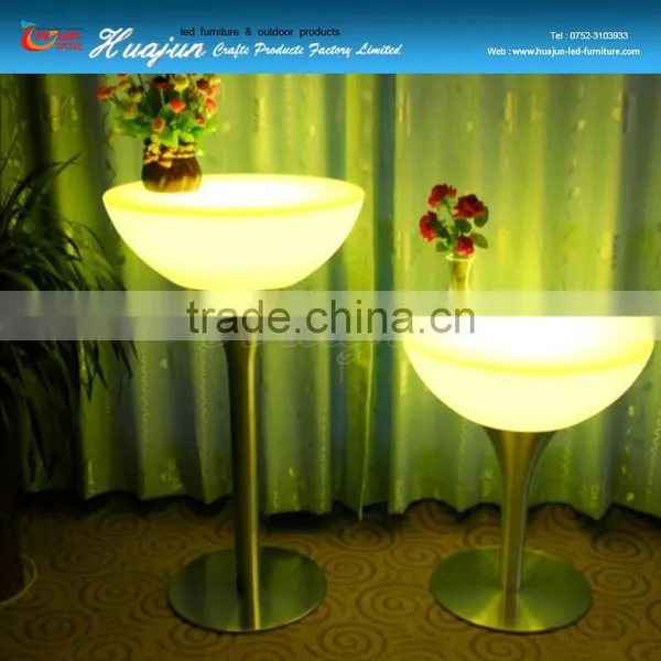 Light up High Table/round Top Table Led& Unique Bar Table Led Furniture photo-5