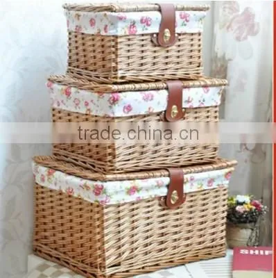 Wholesale White Wicker Storage Hamper Wicker Storage Trunk photo-6