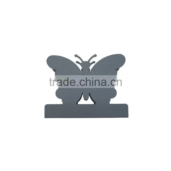 Metal Car House Office Basic Butterfly Design Tissue Box Holder photo-3