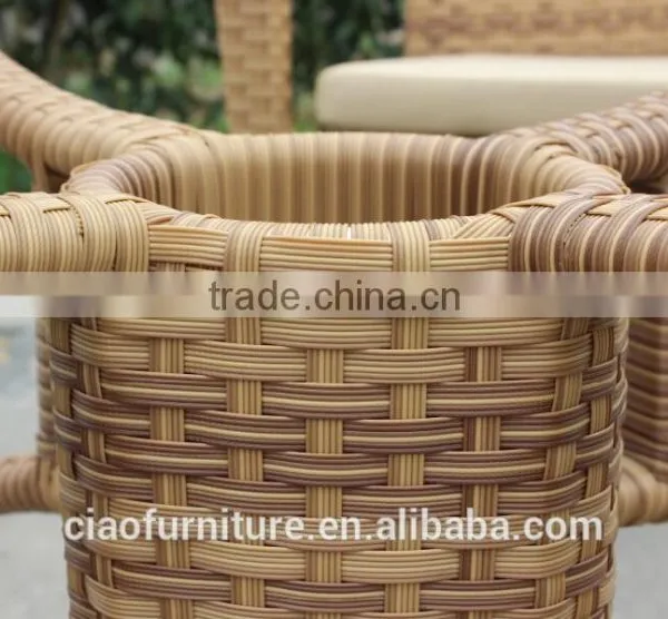 New Design Garden Home Rattan Furniture Outdoor Dining Table Set photo-6