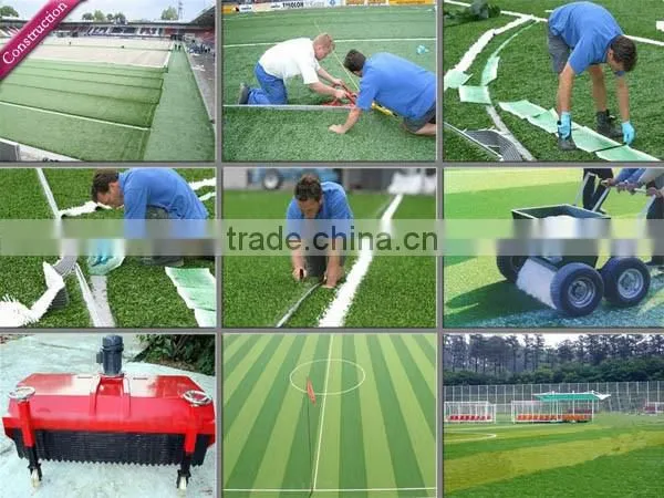 Fake Turf Grass China Factory Durable and Curl Stem Yarn Artificial Turf photo-4