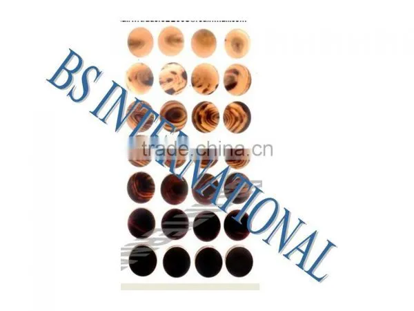 Buffalo Horn Button Blanks