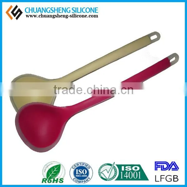 FDA Silicone Kitchen Soup Spoons photo-2