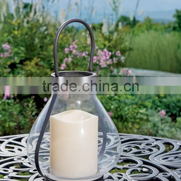 Simple Pillar Lantern Glass Candle Holder photo-2