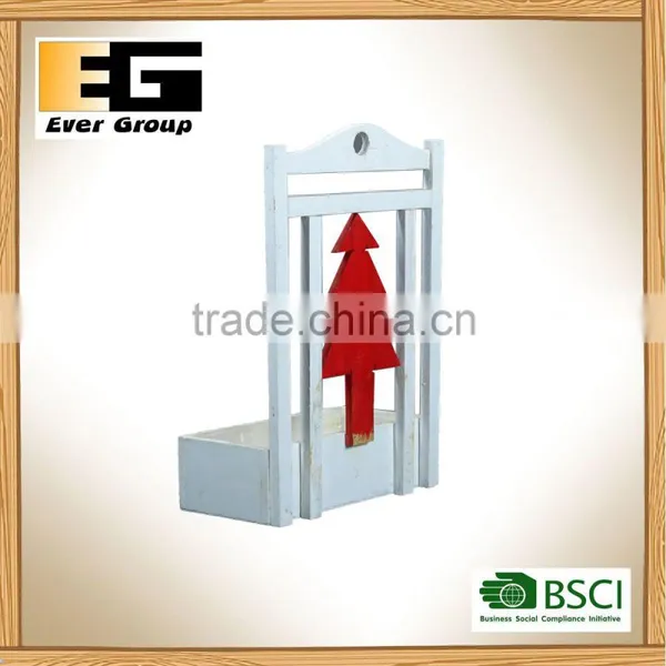 Hanging Basket Wooden Garden Planter photo-3