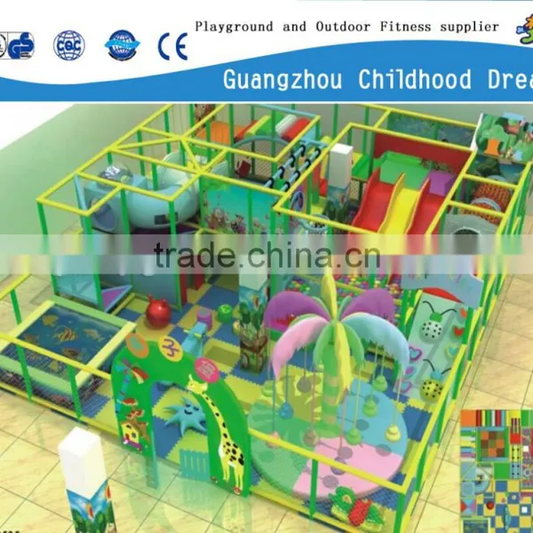 $39.00/Sq.m (B-0169) CE Certificated Big Slide Ball Pool Trampoline Colorful and Beautiful Indoor Playground photo-2