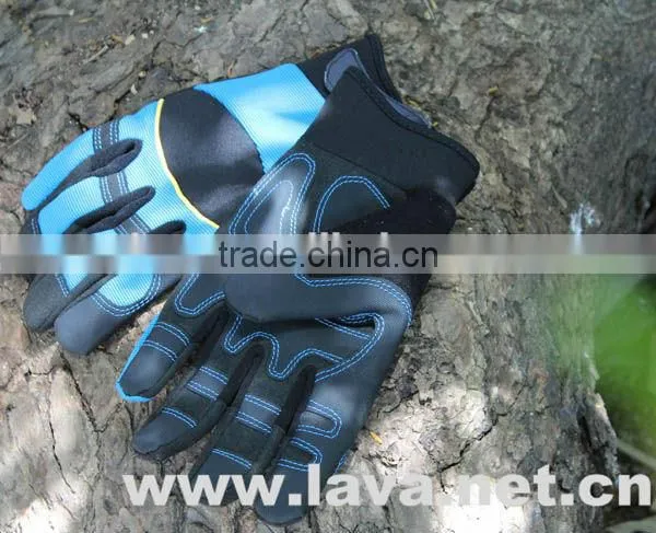 Anti-slip and Vibration Resistant Synthetic Leather Work Gloves photo-4