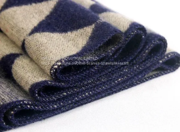 Super Soft Winter Striped Plaid Men Scarf Wrap Wholesale photo-4