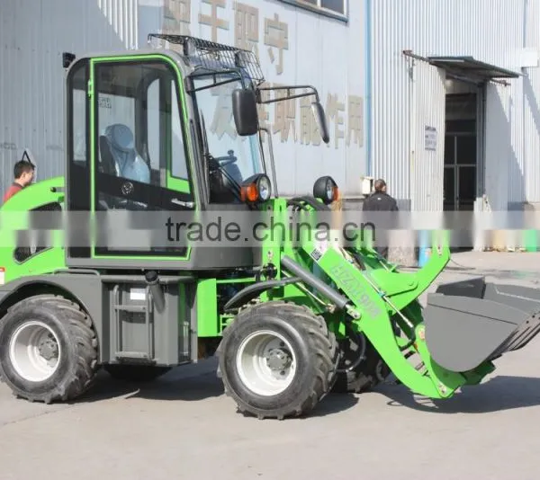 Shanghai Bauma Fair Popular HZM 908 Articulated Mini/small Wheel Loader for Sale With Rops/fops photo-2