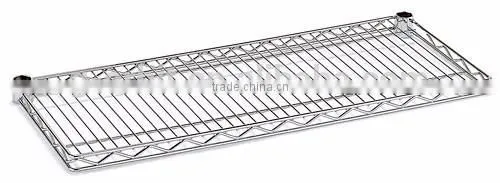 Multi Purpose House Storage Chrome Plated Kitchen Metal Shelf Vertical Wire Rack photo-6