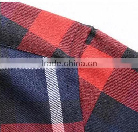 2104 New Style Men's Spring or Fall Twill Plaids Casual Shirt photo-6