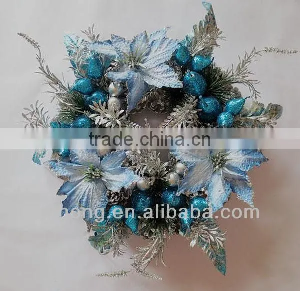 Christmas Artificial Flower Pine Wreaths for Decorations/all People/Party/Festival photo-3