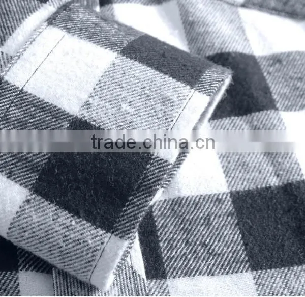 Man Flannel Shirts Casual Checks Flannel Shirts Double Brushed Flannel Shirt for Man photo-4