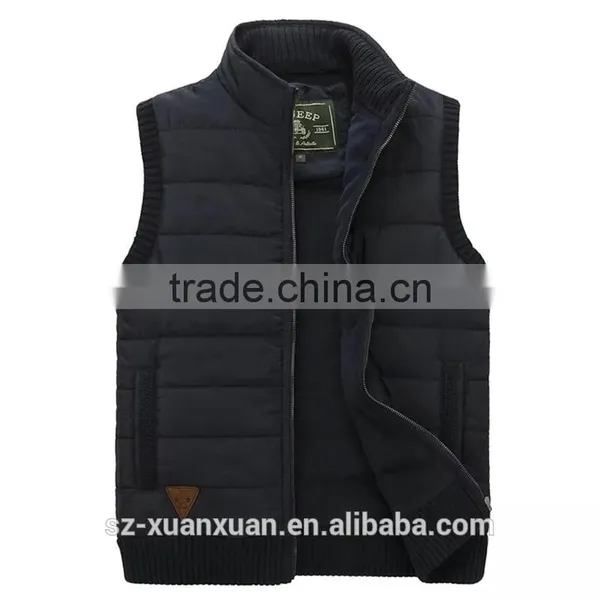 2016 New Winter Warm Casual Thick Down Jacket Waistcoat for Men Design photo-3