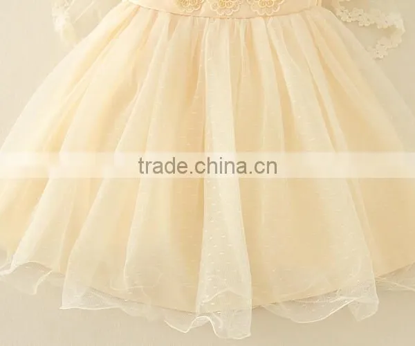 New Arrival Fashion Design Small Girls Dress Lace Princess Baby Girls Flower Sexy Dresses Kids Clothes photo-4
