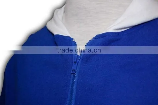 China Manufacture High Quality Kids Unique Zipper Kangaroo Pocket Hoodies photo-6
