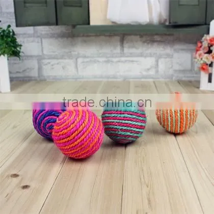 Dog Cat Toys Natural Sisal Toy Balls photo-2