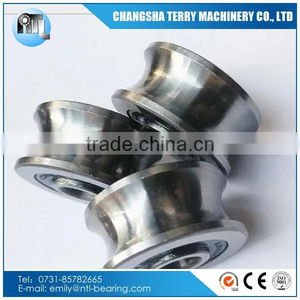 LFR50/5NPP U Groove Sliding Rail Plastic Wheel Track Roller Bearing photo-2
