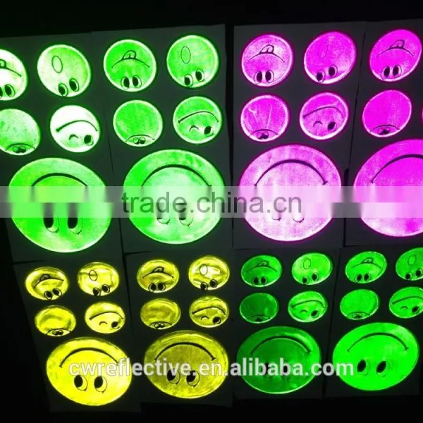 Cheap Custom Made Round Reflex Sticker Football Shape Decal photo-5