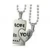 Stainless Steel Dog Tag Cross Pendant photo-3