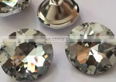 Round Crystal Glass Buttons Copy Diamond Button Pull Buttons Rhinestone Sofa Crystal Decorative Diamond photo-4