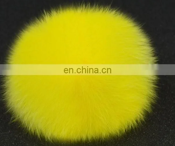 2016 Fashion Genuine Fox Fur Hat Accessory Pom Poms Wholesale Fur Ponpon photo-4