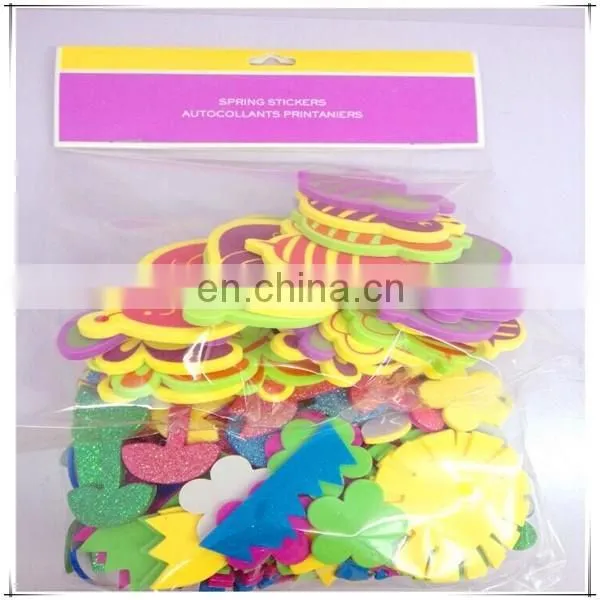 2015 colorful new shape foam stickers