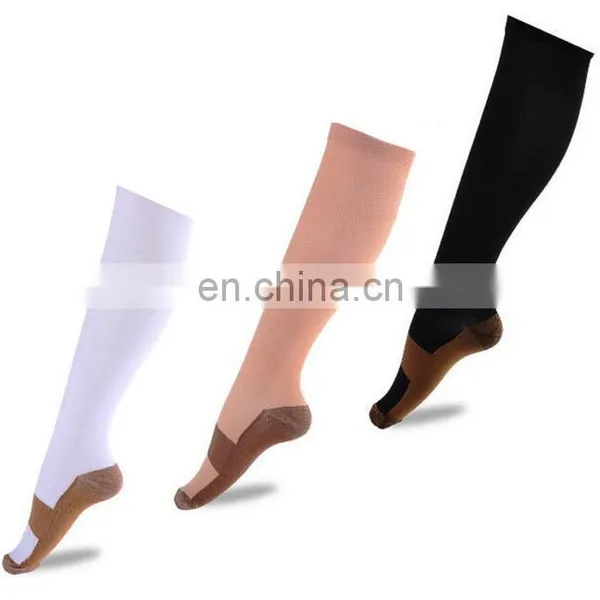 Copper Compression Socks For Men & Women - Best For Running, Athletic, Medical, Pregnancy and Travel -15-20mmHg#YLW-10 photo-4