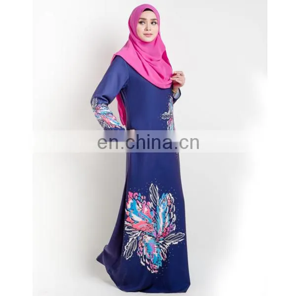China Supplier Best Quality Fashion Digital Printing Maxi Dresses Long Women photo-2
