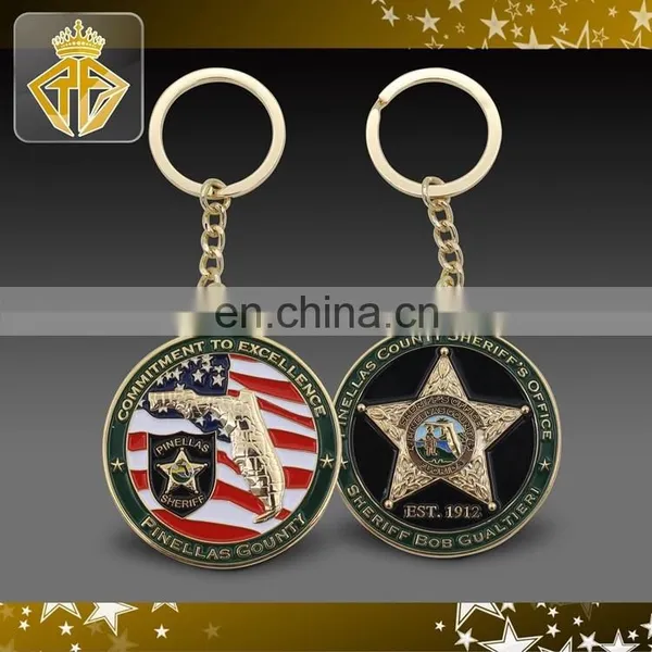 Custom Lovely Soft Enamel Metal Keychain Charms photo-2