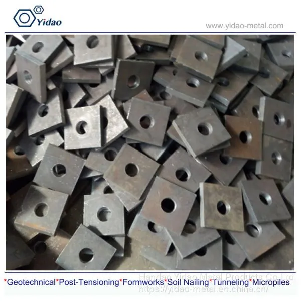 120x120mm Steel Plate for Anchor System photo-2