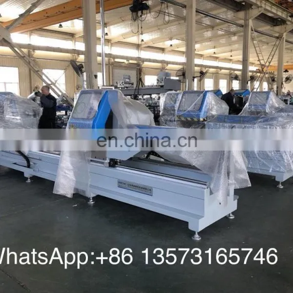 LJZ2X-500*4200 Aluminium Profile Digital Display Double Head Cutting Off Saw Machine photo-5