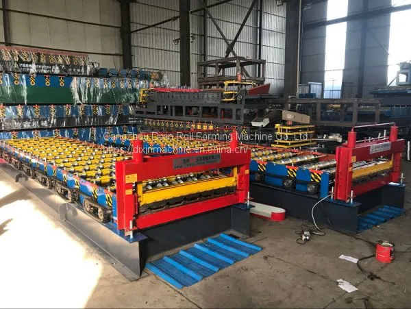 Popular Roofing Panel Trapezoidal Shape Rolling Forming Machine Hebei photo-5