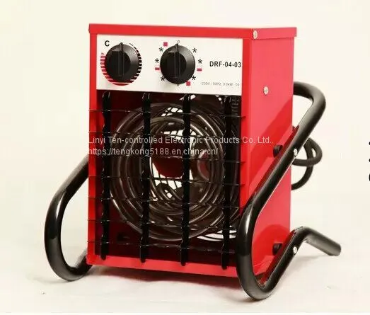 Industrial Air Forced Fan Heater 380V 15KW Yellow photo-4