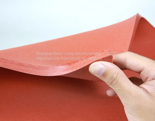 high temperature resistant foaming close cell silicone rubber pad mat heat press