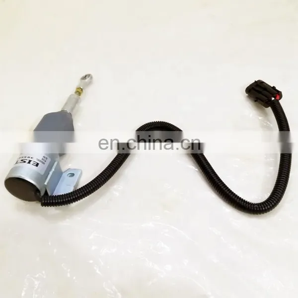 Original DCEC 6BT Diesel Engine Part 12V Fuel Shut Off Solenoid 3935431 photo-2