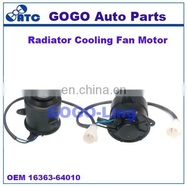 GOGO Radiator Cooling Fan Motor for TOY OTA 16363-74020,16363-64010