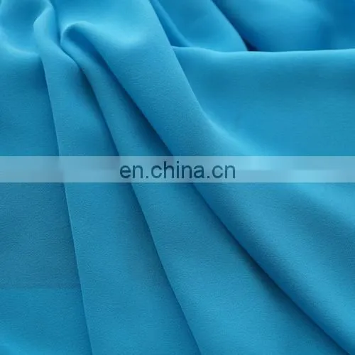 Chinese Supplier 75D Polyester Plain Chiffon Fabric Plain Dyed High Quality Chiffon Fabric photo-6