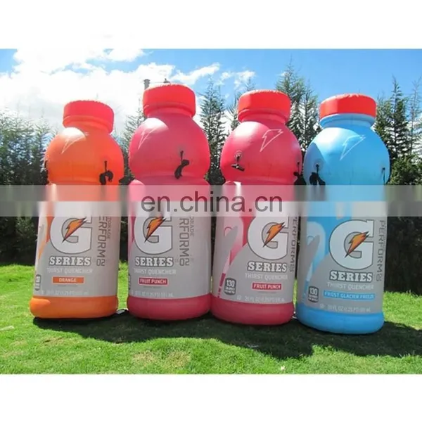 Colorful Advertising Inflatable Branded Salad Bottle Shape With Blower for Business Events photo-5