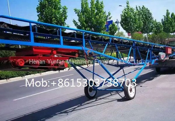 DY 600-12 Meters Pack Cartons Truck Loading Belt Conveyor photo-3